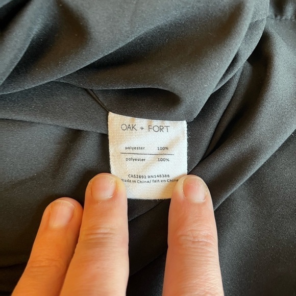 Oak + Fort sleeveless Black Dress - Picture 4 of 6